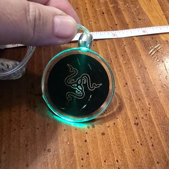 Razer Light up Necklace‎ Green New - Picture 1 of 3